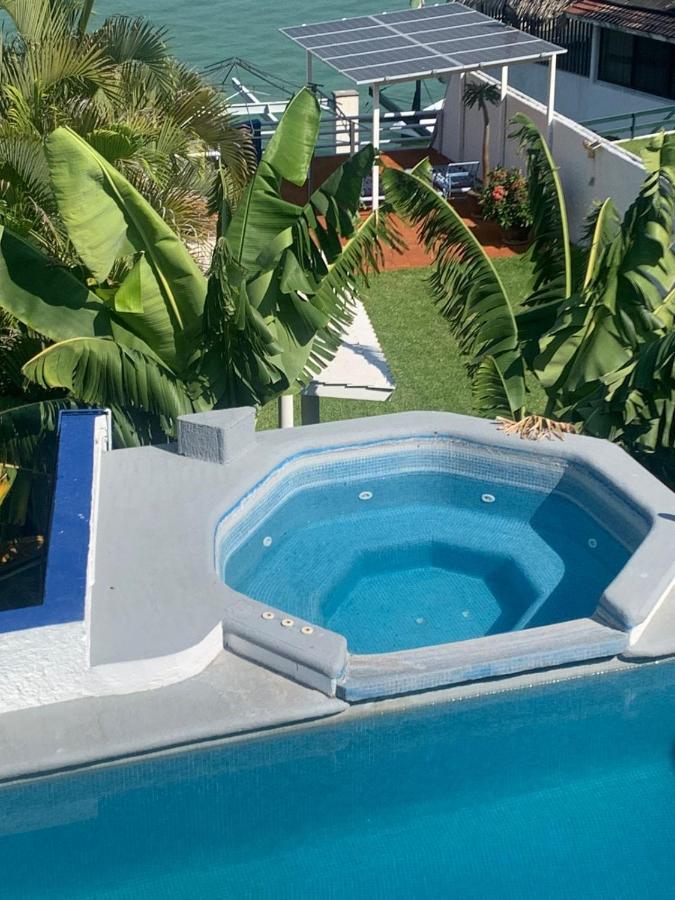 Casa Azul En La Orilla Del Lago เตคิวสควิซเทนโก ภายนอก รูปภาพ