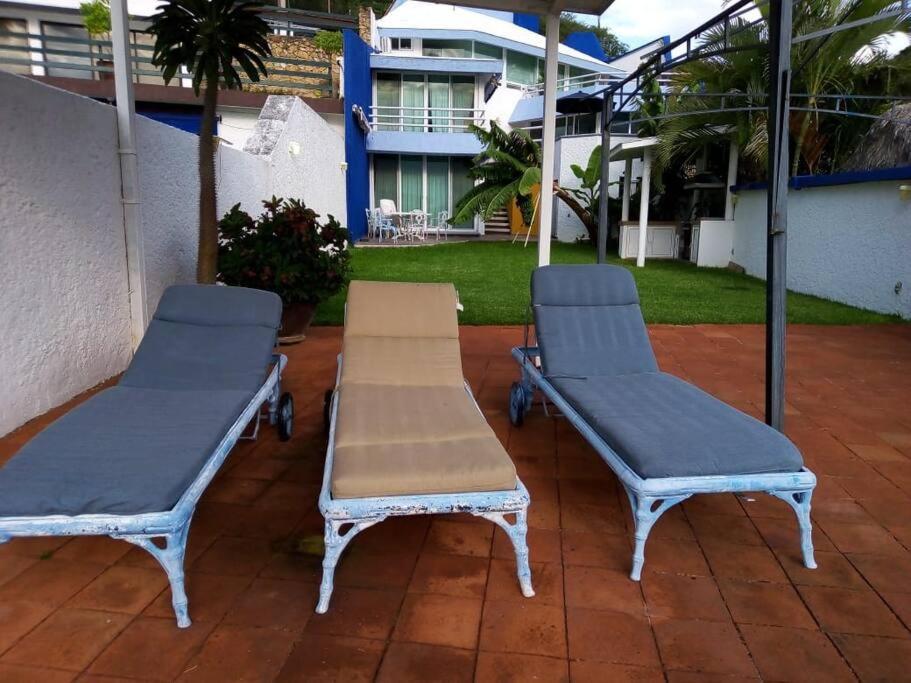 Casa Azul En La Orilla Del Lago เตคิวสควิซเทนโก ภายนอก รูปภาพ